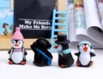VRB Dec 1 Set Miniature Showpiece Set for Home Decor, car Dashboard,Valentine,Living Room,Gifts Figurines,Cake Decoration Items,Figurines for Home Decor. ((4 Pcs Snow Penguin)) - Fast Shipping to USA & Canada - Image 3