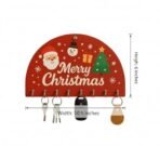Webelkart Premium Christmas Wooden Key Holder for Home and Office Decor (Design -1) - Fast Shipping to USA & Canada - Image 3