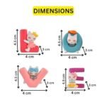 CraftVatika Valentine Gift for Girlfriend Boyfriend Love Miniature Adventure Showpiece Resin Love Cupid Miniature Valentines Day Gift for Husband Wife (4 Pcs, Multicolor) - Fast Shipping to USA & Canada - Image 3