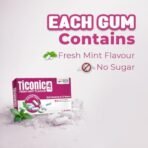 Healing Pharma - Ticonic Nicotine Gum Four mg Helps to Quit Smoking, Tobacco & Gutka Chewing | Fresh Mint Flavour | Sugar Free | Quit Smoking In 12 Weeks - 10 Gum x Pack of 2 - Fast Shipping to USA & Canada - Image 5