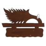 JaipurCrafts Beautiful Mor Pankhi Wooden Key Holder for Home and Office Decor (4 Hooks, 9 in x 6 in) - Fast Shipping to USA & Canada - Image 4