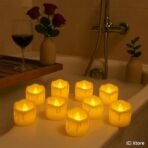 Xtore Melted Electric Flameless Candles | Perfect for Home DECOR, mandir, Date Nights Gifting - (Pack of 8) - Fast Shipping to USA & Canada - Image 5