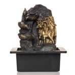 Global Grabbers Polyresin Table Top Indoor Outdoor Water Fall Fountain with LED Lights Home Decor Decoration Gift Gifting Items-GOL_BRO-SF5-(000) - Fast Shipping to USA, Canada & India - Image 4