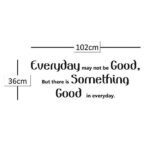 Sehaz Artworks 'Everyday Good' Wall Sticker (Vinyl, 30 cm x 3 cm x 3 cm, Black) - Fast Shipping to USA & Canada - Image 3