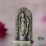 Webelkart Premium Ram Lalla Statue for Car Dashbord and Home Decor | Ram Lalla Idol Ayodhya Shree Ram Murti Showpiece (2.75" Inches-Resin) (Green) - Fast Shipping to USA & Canada - Image 2