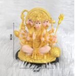 VRB Dec 1 Pcs Ganesha Idol Car Dashboard Idol Ganesha Murti Ganpati Idol for Home Decor Statue Gift for Office Desk Puja Room Figurine Office Desk, House Warming. (Hanuman ji Model 1) - Fast Shipping to USA & Canada - Image 2