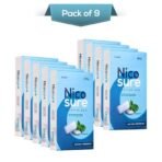 Nicosure Gum-Pack of 9-72Gums|Spearmint Flavour|Doctors' Preference| Long lasting flavour|Sugar-free - Fast Shipping to USA & Canada - Image 2
