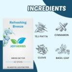 JOYHERBS Herbal Tobacco Free Nicotine Free Cigarettes (60 Sticks) Refreshing Breeze Flavor | 100% Pure and GMO Free, Ayurvedic Product - Made In India - Fast Shipping to USA & Canada - Image 4