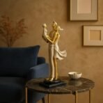 Xtore Stylish Modern Eleganct Couple Resin Romantic Figurine Statue for Home Decor (Pack of 1, Golden Brown) - Fast Shipping to USA & Canada - Image 3