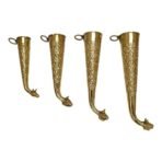 Pure Brass Shringi | Gaumukhi Kamandal with Gangajal | Kashi Rudrabhishek Pooja Kalash | Sawan Puja Essential for Shiv Abhishek (6 CM) - Fast Shipping to USA & Canada - Image 3