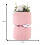 Xtore Handmade Crochet Knitted Bouquet forValentine's Day (Pack of 1, Pink) - Fast Shipping to USA & Canada - Image 4