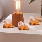 Xtore Little Cute Buddha for Table Decor | Home Decor (Pack of 3, Orange) - Fast Shipping to USA & Canada - Image 3
