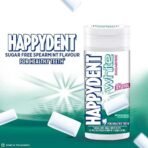 Happydent White, Xylitol Sugarfree Spearmint Flavour, Chewing Gum Pocket Bottle, 24.2 g, 22 pc - Fast Shipping to USA & Canada - Image 4