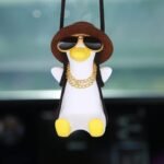 VRB Dec 1 Set of Car Dashboard Decoration Items/car Decor Accessories for Dashboard,Miniature Toys,Car Dashboard Interior Decoration Accessories for Car,SUV,etc. (Hanging Car Decor Golden - 1 Set) - Fast Shipping to USA & Canada