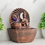 Global Grabbers Polyresin Table Top Indoor Outdoor Water Fall Fountain with LED Lights Home Decor Decoration Gift Gifting Items-A_COP-SF4 - Fast Shipping to USA, Canada & India - Image 4