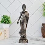 Global Grabbers New Standing Buddha Statue showpiece Idol Home Decor Items for Living Room and Gifts (Antique Golden) - Fast Shipping to USA, Canada & India - Image 2