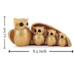 Xtore Golden Owl Family (Mother & Child) for Home Decor (Pack of 1, Golden) - Fast Shipping to USA & Canada - Image 4