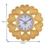 Xtore Modern Round Wall Clock with Luxurious Golden Finish (Pack of 1, Golden) - Fast Shipping to USA & Canada - Image 4