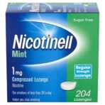 Nicotinell Nicotine Lozenge, Quit Smoking Aid, Sugar Free Mint Flavour, 1 mg, 204 Pieces - Fast Shipping to USA & Canada - Image 4
