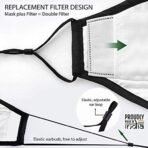 Xtore N-95 FDA CE Certified Antipollution mask | Reusable | Washable | Pack of 1 (Khaki Brown) - Fast Shipping to USA & Canada - Image 3