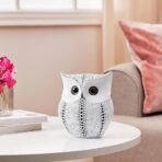 Xtore Modern Classy Lucky Owl Resin Art Figure Showpiece -(Pack of 1, White) - Fast Shipping to USA & Canada - Image 2