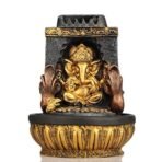 Global Grabbers Polyresin Table Top Indoor Outdoor Water Fall Fountain with LED Lights Home Decor Decoration Gift Gifting Items-GOL_GRY-SF41-(6) - Fast Shipping to USA, Canada & India - Image 3