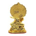 JaipurCrafts Premium Gold Plated Saraswati Idol Murti Statue for Home and Pooja Decor| Saraswati Murti for Gift, 33 x 13 Centimeters - Fast Shipping to USA & Canada - Image 3