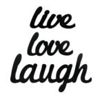 Sehaz Artworks Live Love Laugh Plaque Sign | Wall Decor Items for Bedroom | Room Decoration items for Bedroom - Fast Shipping to USA & Canada