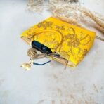 Xtore Beautiful Handmade Purse with Golden Work for Women (Pack of 1, Yellow) - Fast Shipping to USA & Canada - Image 3