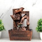 Global Grabbers Polyresin Table Top Indoor Outdoor Water Fall Fountain with LED Lights Home Decor Decoration Gift Gifting Items-A_COP-S5 - Fast Shipping to USA, Canada & India - Image 2