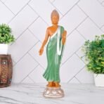 Global Grabbers New Standing Buddha Statue showpiece Idol Home Decor Items for Living Room and Gifts (Green Brown) - Fast Shipping to USA, Canada & India - Image 2