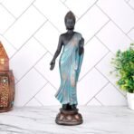 Global Grabbers New Standing Buddha Statue showpiece Idol Home Decor Items for Living Room and Gifts (BLU_BLK-DB8) - Fast Shipping to USA, Canada & India - Image 2