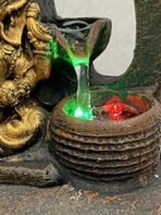 Global Grabbers Polyresin Table Top Indoor Outdoor Water Fall Fountain with LED Lights Home Decor Decoration Gift Gifting Items-GOL_BRO-SF25-(1) - Fast Shipping to USA, Canada & India - Image 3