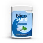 Nicosure Nicotine Gum Container Pack-2mg-Pack of 6-120 Gums|Tobacco Control Aid|Spearmint Flavour|Doctors' Preference|Aids in Quitting Tobacco|Great taste| Long lasting flavour|Sugar-free - Fast Shipping to USA & Canada