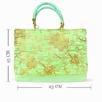 Xtore Beautiful Handmade Purse with Golden Work for Women (Pack of 1, Parrot) - Fast Shipping to USA & Canada - Image 4