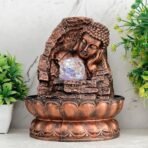 Global Grabbers Polyresin Table Top Indoor Outdoor Water Fall Fountain with LED Lights Home Decor Decoration Gift Gifting Items-A_COP-BL-SF37 - Fast Shipping to USA, Canada & India - Image 2