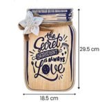 Sehaz Artworks Wall Hangings Decoration | Home Decoration Items | Home Decor Items | Kitchen Wall Decor | Wooden Kitchen Quotes Wall Hangings - Jar-0007 - Fast Shipping to USA & Canada - Image 2
