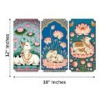 Webelkart Premium Cow Vastu Prosperity Wall Art Painting for Wall Decoration,Big Size Multiple Frames,Beautiful Nature Wall Painting for Living Room, Bedroom, Office, Hotels, Drawing Room (12x18" Inches) - Fast Shipping to USA & Canada - Image 3