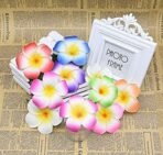 VRB Dec Artificial gBig Foam Hawaaii Fake Foam Water Floating Flowers for Pooja Thali, Festival and Events, Home, Table, Badroom, Pooja Room, Diwali Decoration (24, White) - Fast Shipping to USA & Canada - Image 4