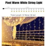One94Store 12 Meter Long 36 LED Dhoom String Lights, 8mm Waterproof Rice Bulb LED Lights for Indoor & Outdoor Decoration | Festival, Party, Wedding, Garden (Warm White) - Pack of 1 - Fast Shipping to USA & Canada - Image 5