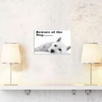 Sehaz Artworks Home Decor Items | living Room Decorative Items | Wall Decor | Room Decor | BewareOfTheCute' Rust Looks Wall Sign for Wall Decoration Tin Sign (MDF, 30 cm x 20 cm x 0.3 cm) - Fast Shipping to USA & Canada - Image 2