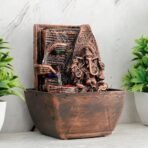 Global Grabbers Polyresin Table Top Indoor Outdoor Water Fall Fountain with LED Lights Home Decor Decoration Gift Gifting Items-A_COP-SF22 - Fast Shipping to USA, Canada & India - Image 4