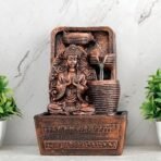 Global Grabbers Polyresin Table Top Indoor Outdoor Water Fall Fountain with LED Lights Home Decor Decoration Gift Gifting Items-A_COP-SF26 - Fast Shipping to USA, Canada & India - Image 2