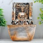 Global Grabbers Polyresin Table Top Indoor Outdoor Water Fall Fountain with LED Lights Home Decor Decoration Gift Gifting Items-A_ORG-SF30 - Fast Shipping to USA, Canada & India