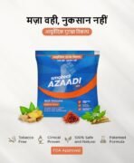 Smotect Azaadi Mix | World's 1st - Ayurvedic Gutkha Viklap | Clinically Proven | FDA Approved | 100% Safe and Natural | Tobacco-Free | Maza Wahi, Nuksaan Nahi | Pack of 25 | Safron Rose Flavour - Fast Shipping to USA & Canada - Image 2