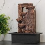 Global Grabbers Polyresin Table Top Indoor Outdoor Water Fall Fountain with LED Lights Home Decor Decoration Gift Gifting Items-A_COP-SF31 - Fast Shipping to USA, Canada & India - Image 3