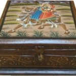 JaipurCrafts Rajwada Designed Multipurpose Makeup Vanity Box (Multicolor) - Fast Shipping to USA & Canada