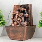 Global Grabbers Polyresin Table Top Indoor Outdoor Water Fall Fountain with LED Lights Home Decor Decoration Gift Gifting Items-A_COP-SF21 - Fast Shipping to USA, Canada & India - Image 3