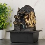 Global Grabbers Polyresin Table Top Indoor Outdoor Water Fall Fountain with LED Lights Home Decor Decoration Gift Gifting Items-GOL_BRO-SF5-(000) - Fast Shipping to USA, Canada & India - Image 3