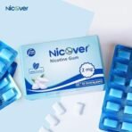 Nicover Nicotine Gum 2mg | Mint Flavour Sugar Free Soft Chew | Helps to Quit Smoking and Tobacco (Gutka) | 10 Strips x 10 Gums in each pack| WHO Approved - Fast Shipping to USA & Canada - Image 2